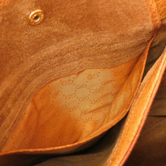 Gucci Ostrich Handbag Brown - Picture 8 of 10